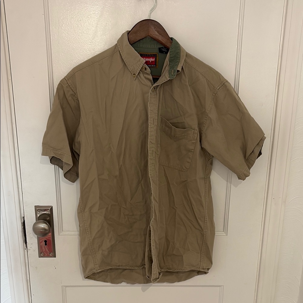 Wrangler Tan Lightweight Shirt Jacket